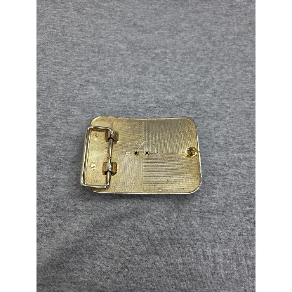 1971 Eisenhower Dollar Coin Horseshoe Western Belt Buckle